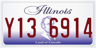 IL license plate Y136914