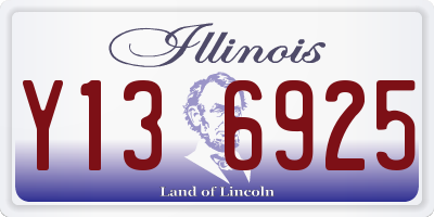 IL license plate Y136925