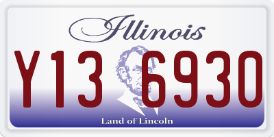 IL license plate Y136930