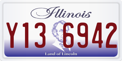 IL license plate Y136942
