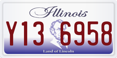 IL license plate Y136958