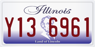 IL license plate Y136961