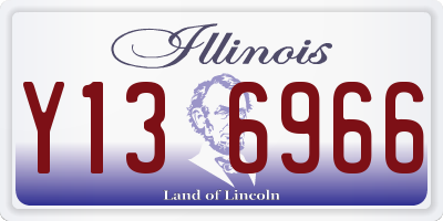 IL license plate Y136966