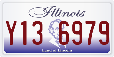 IL license plate Y136979