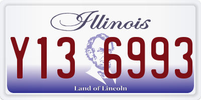 IL license plate Y136993