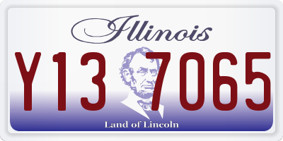 IL license plate Y137065