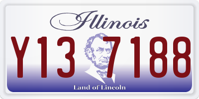 IL license plate Y137188