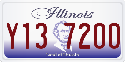 IL license plate Y137200