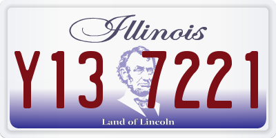 IL license plate Y137221