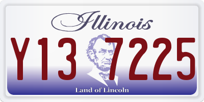 IL license plate Y137225