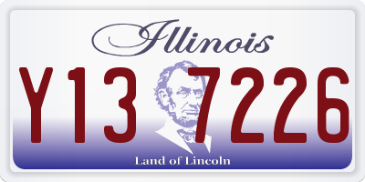 IL license plate Y137226