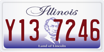 IL license plate Y137246