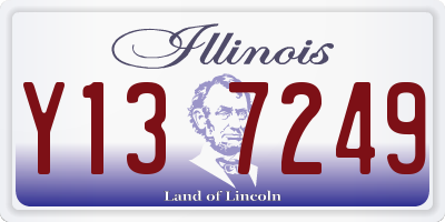 IL license plate Y137249