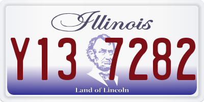 IL license plate Y137282