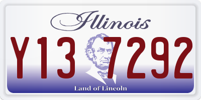 IL license plate Y137292