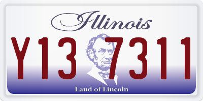 IL license plate Y137311