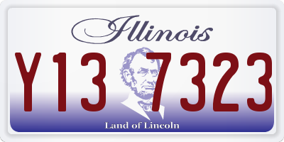 IL license plate Y137323