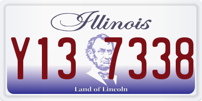 IL license plate Y137338