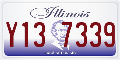 IL license plate Y137339