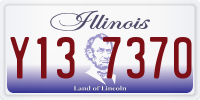 IL license plate Y137370