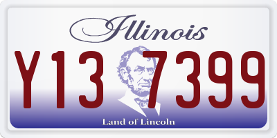 IL license plate Y137399