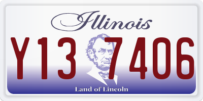 IL license plate Y137406