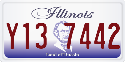 IL license plate Y137442