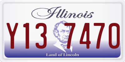 IL license plate Y137470