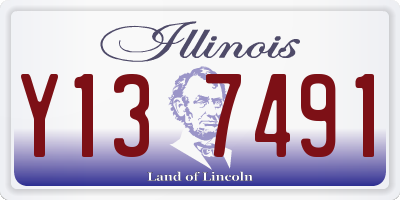 IL license plate Y137491