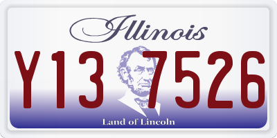 IL license plate Y137526