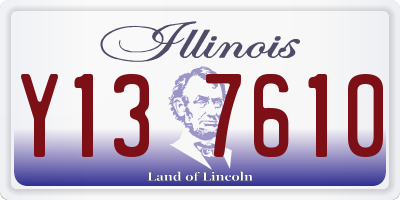 IL license plate Y137610