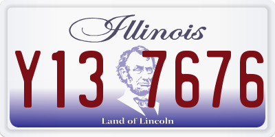 IL license plate Y137676