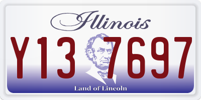 IL license plate Y137697