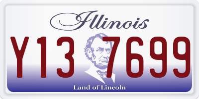 IL license plate Y137699