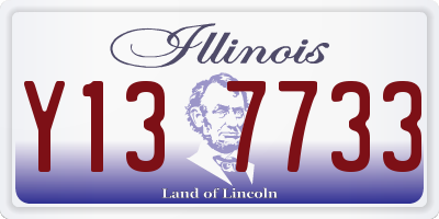 IL license plate Y137733
