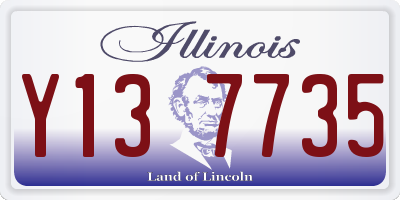 IL license plate Y137735