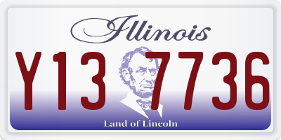 IL license plate Y137736