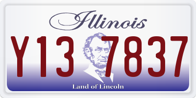 IL license plate Y137837
