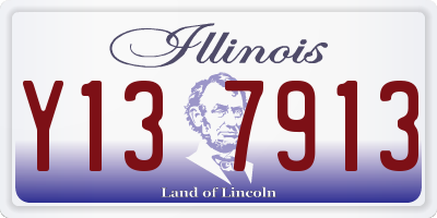 IL license plate Y137913
