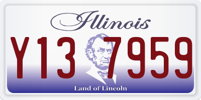IL license plate Y137959