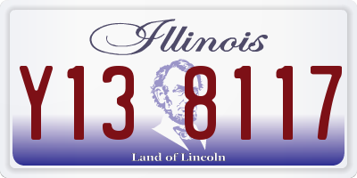 IL license plate Y138117