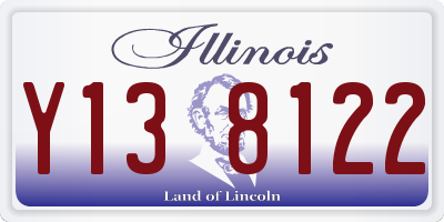 IL license plate Y138122