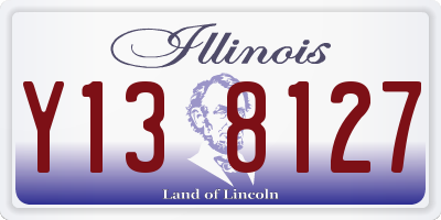 IL license plate Y138127