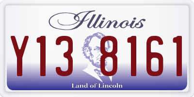 IL license plate Y138161