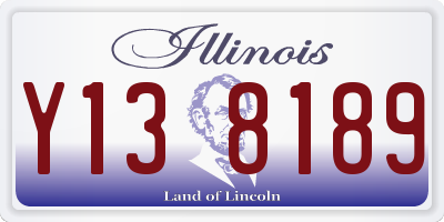 IL license plate Y138189