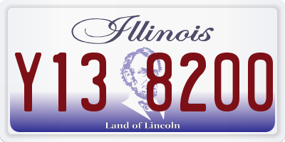 IL license plate Y138200