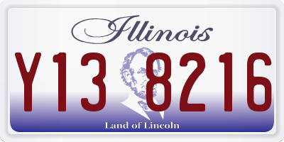 IL license plate Y138216