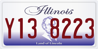 IL license plate Y138223