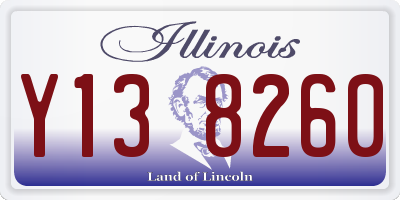 IL license plate Y138260