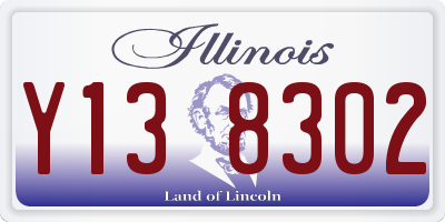 IL license plate Y138302